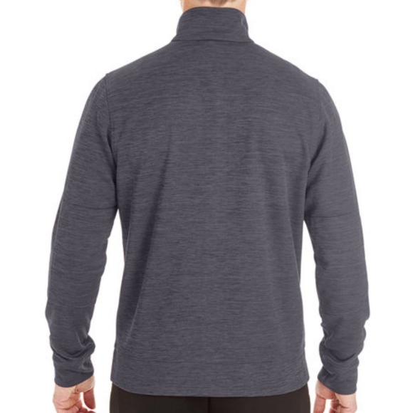 NWT North End Men's Amplify Mélange Fleece Jacket. Small. Grey. - Picture 4 of 7